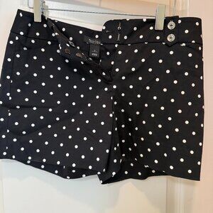 White House Black Market Polka Dot Shorts Size 2 NWOT